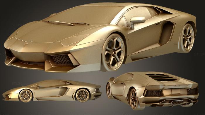 Vehicles (Lamborghini LP720, CARS_2171) 3D models for cnc